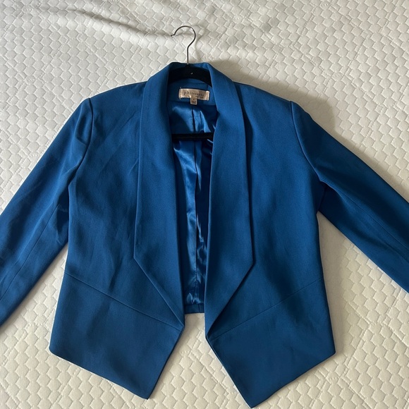 Philosophy Royal Blue Long Sleeve Women's Blazer Size 2 - Picture 1 of 5